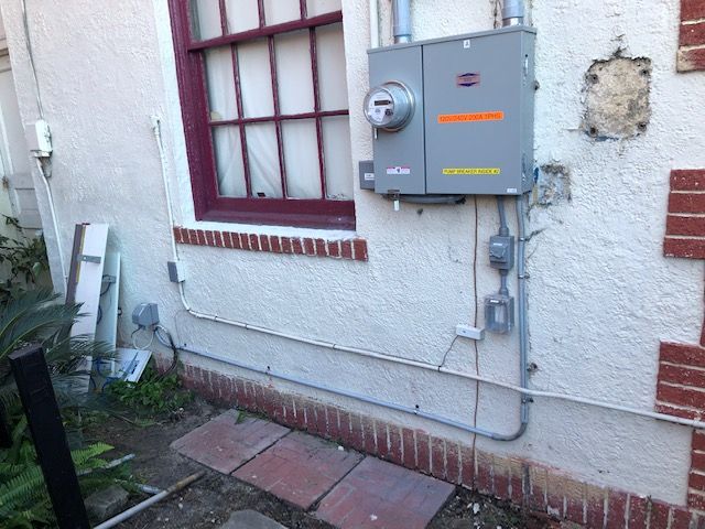 electrical machine on a wall