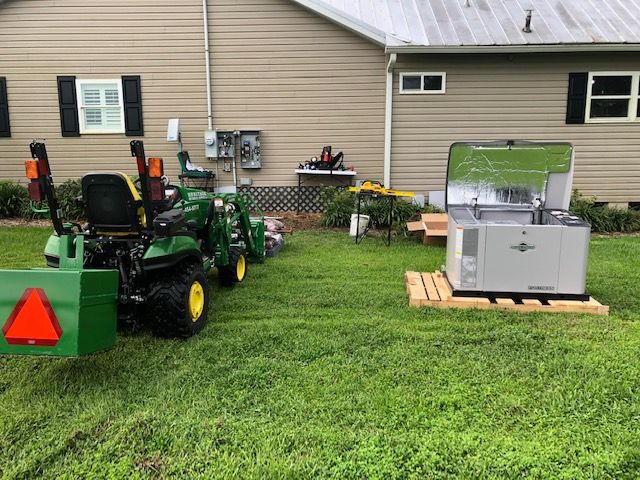 Generator near the house